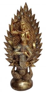 Paras Magic Double Mor Buddha (5.5x3x12 inch)