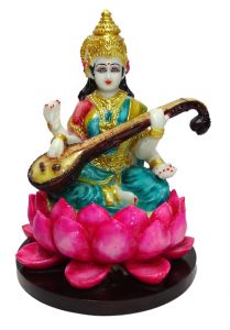 Paras Magic Lotus Saraswati Idol(8X8X10.75")