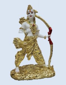 Ram ji Shri Ram Murti Idol Statue – Home Decor Marble Look Murti H 34 cm