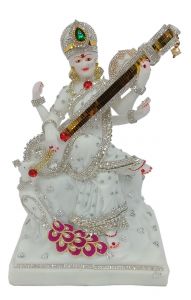 Paras Magic Saraswati Idol (9X6.5X12 inches)