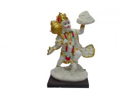Paras Magic White Hanuman Idol(6.75X6X12")