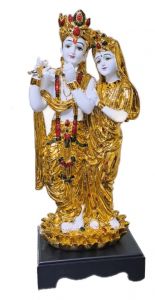 Paras Magic Gold Plated Radha Krishna ji (7X6X17 INCH)