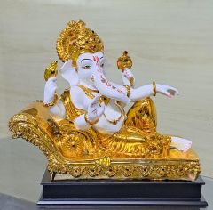 Paras Magic Gold Plated Ganesh ji (13X7X13 Inch)