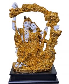 Paras Magic Gold Plated Radha Krishna  ji (8X5X12 Inch)