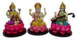 Paras Magic Lakshmi Ganesh Saraswati Idol(8X8X11.5")